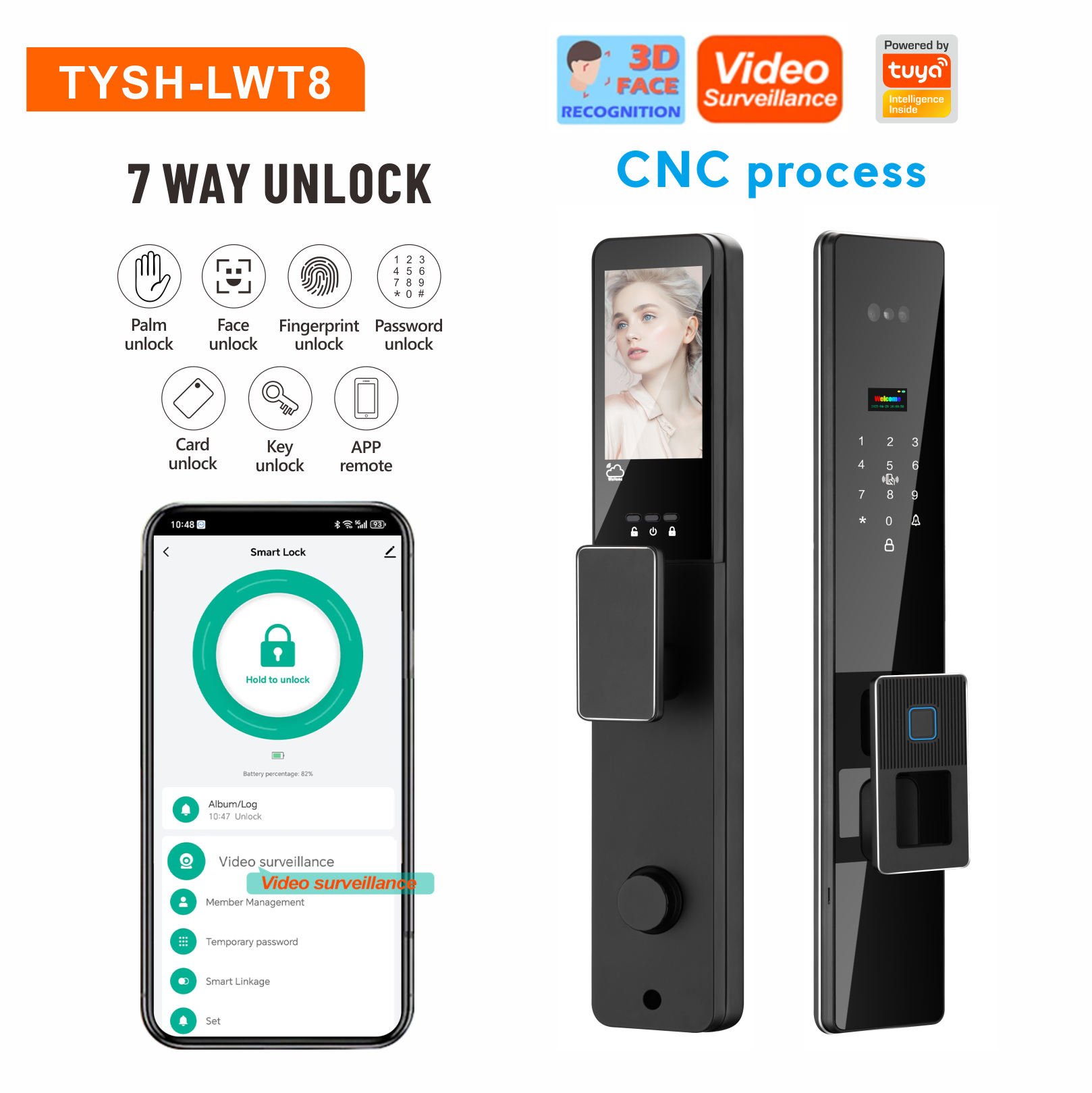 Smart Door Lock LWT8 - Image 5