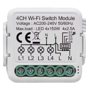 4 Gang WiFi Smart Switch