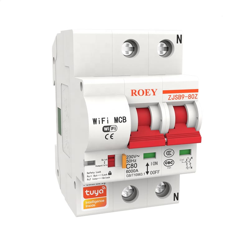 2 Phase Tuya Smart Circuit Breaker