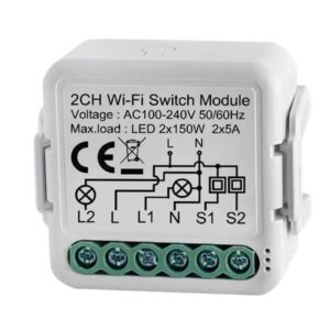 2 Gang WiFi Smart Switch