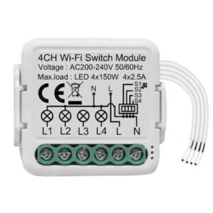 4 Gang WiFi Smart Switch - مفتاح ذكي 4 خط | EBS Company