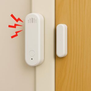 Door Window Sensor With Siren - حساس باب بسارينة | EBS Company