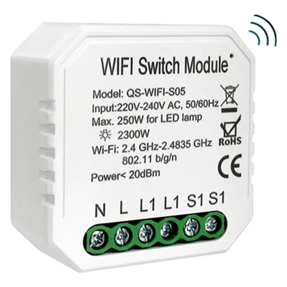 1 Gang Mini Wi-Fi Relay Switch