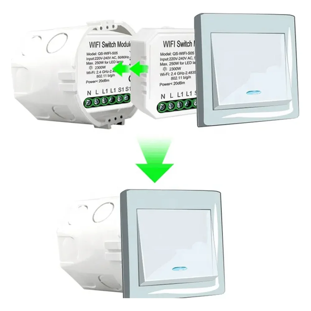 1 Gang Mini WiFi Relay Switch - ريلاي ذكي صغير 1 خط | EBS Company