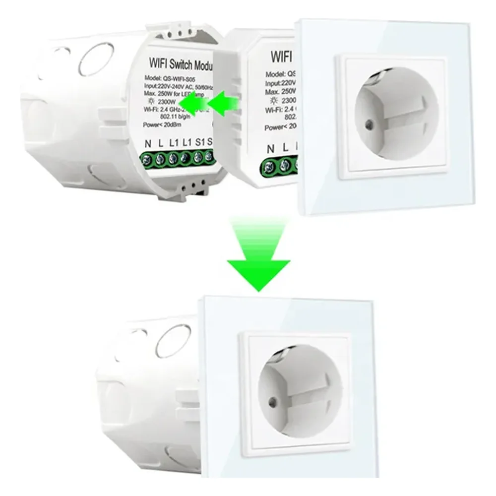 1 Gang Mini WiFi Relay Switch - ريلاي ذكي صغير 1 خط | EBS Company